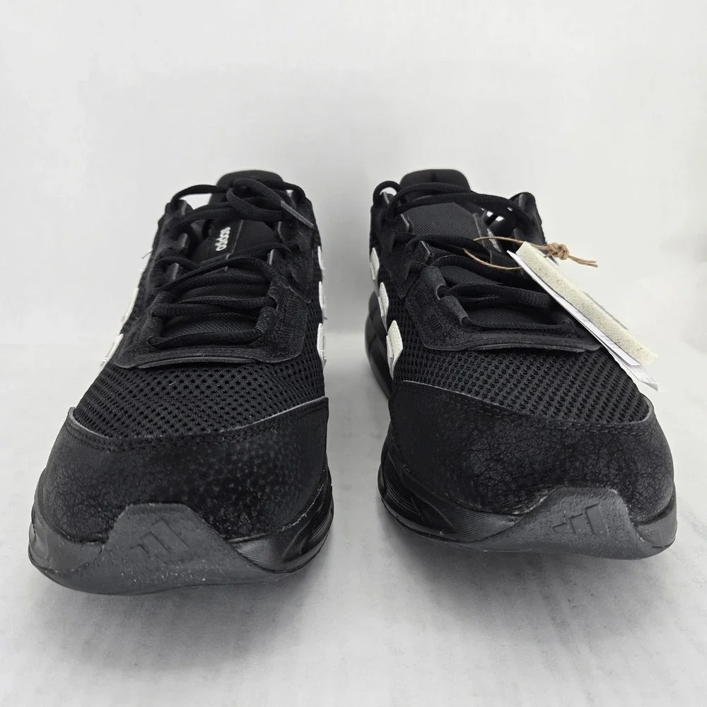Adidas Astrastar Mens Running Shoes Black White JP5938 Size 12 Cloudfoam New